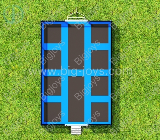 10 in 1 Trampoline with trailer